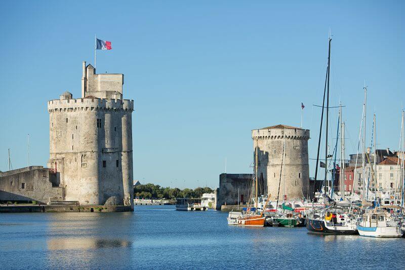 Tours de l'entrée du vieu port à La Rochelle