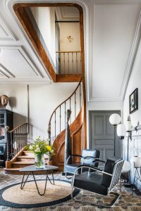 Vue de l'escalier d'entrée - Le lanternon chambres d'hôtes ile de ré