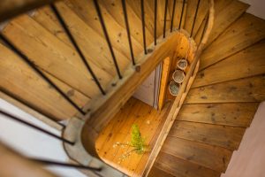 Vue escalier en colimaçon - Le lanternon chambres d'hôtes ile de ré