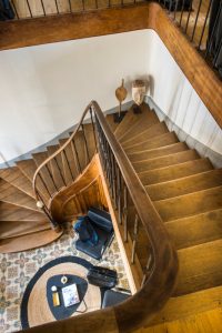 Vue escalier en colimaçon - Le lanternon chambres d'hôtes ile de ré