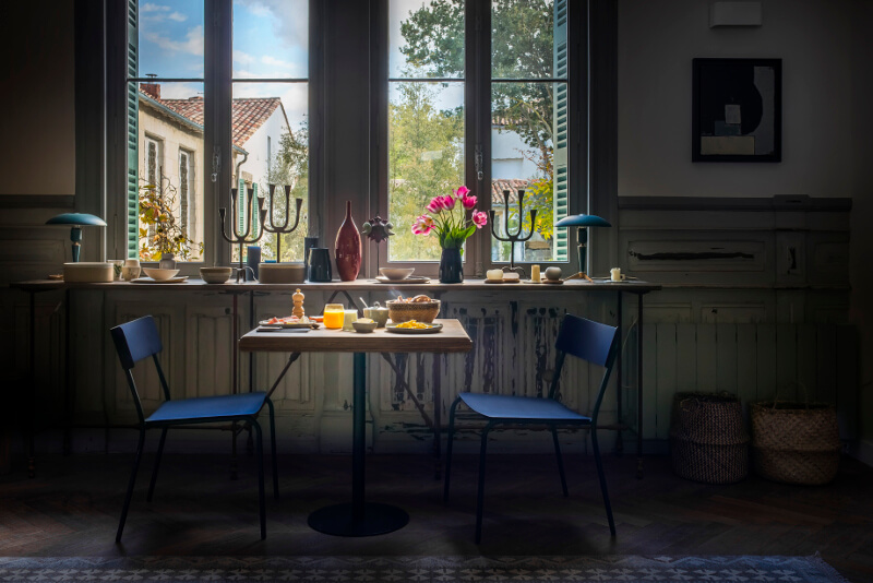 Vue espace salle à manger - Le lanternon chambres d'hôtes ile de ré